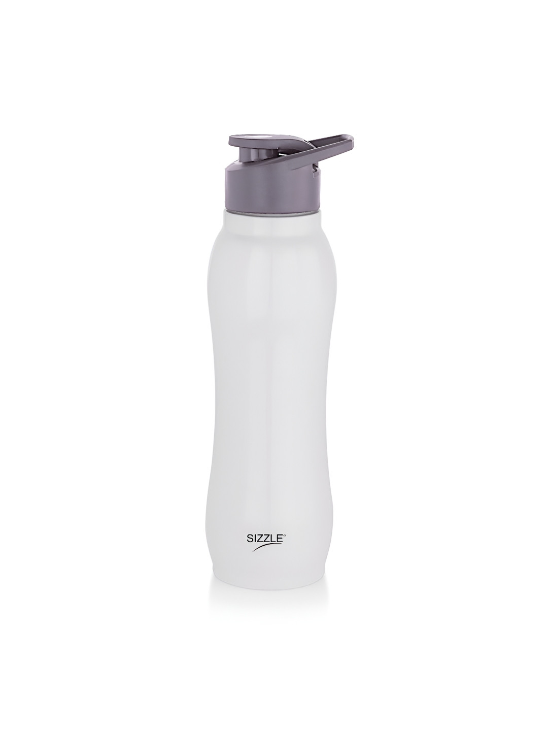 SIZZLE White & Grey Stainless Steel Water Bottle 750 ml