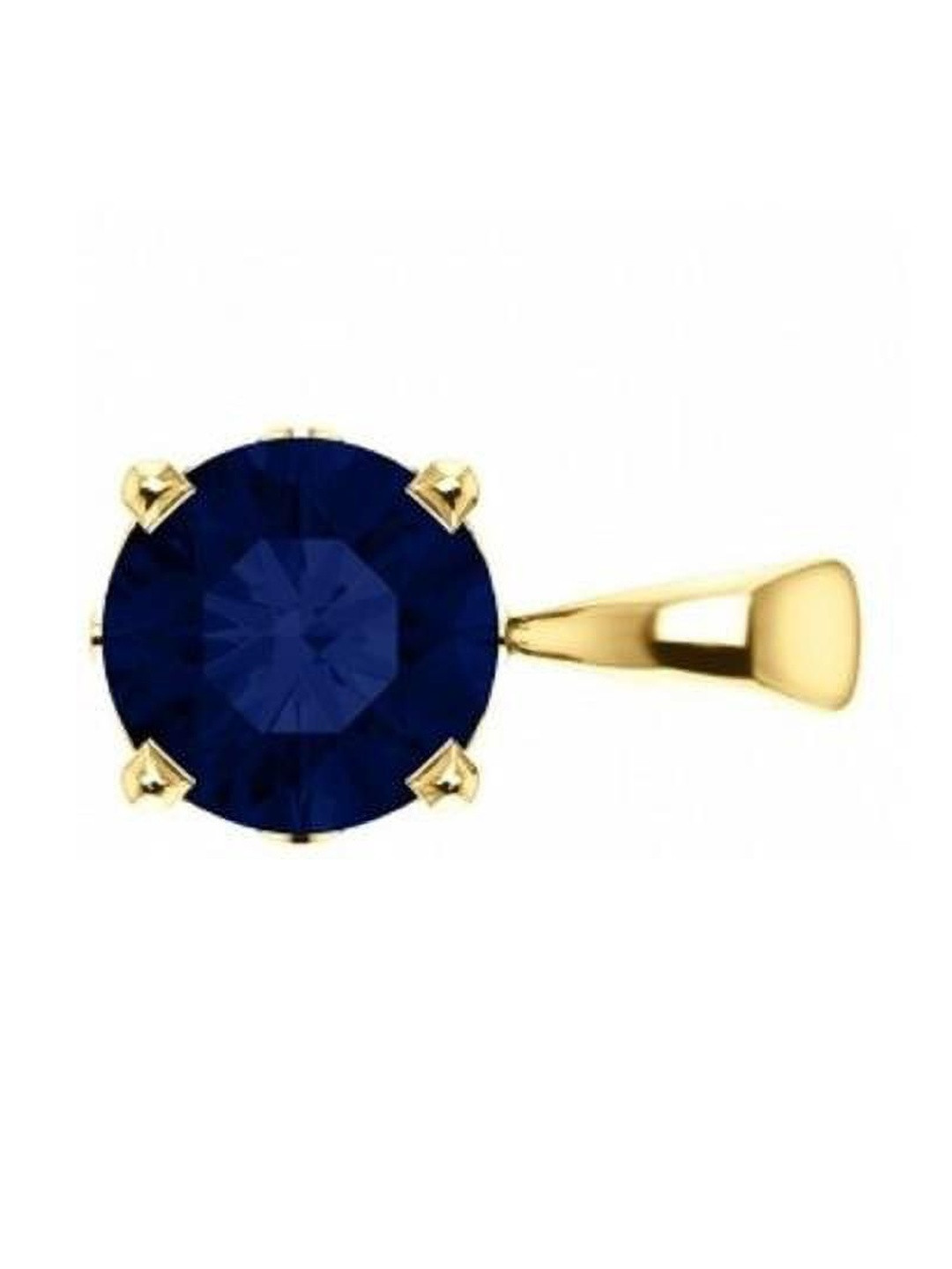 RAVIOUR LIFESTYLE Blue Sapphire Neelam Pendant
