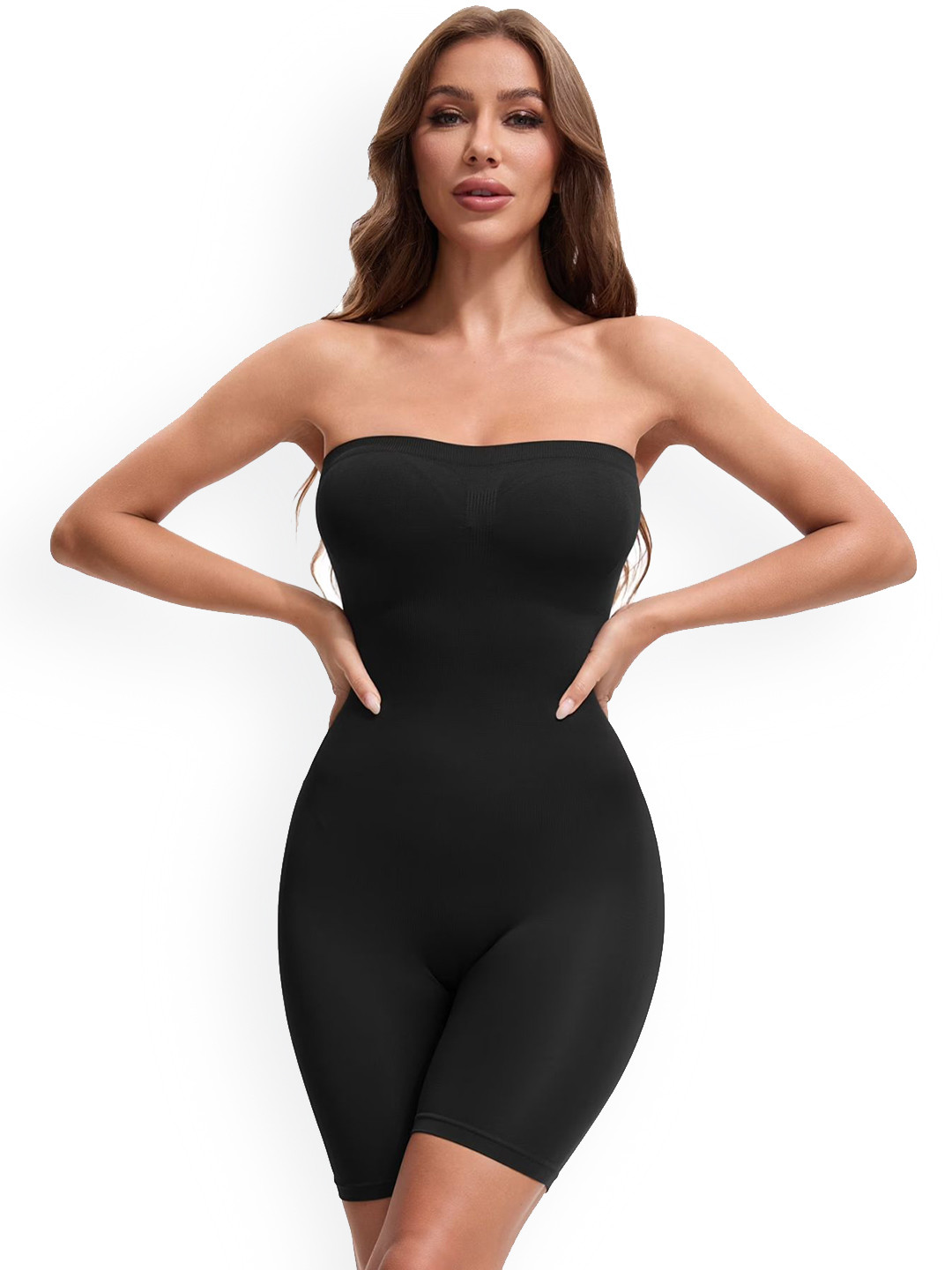 DHANDAI FASHION Seamless High-Rise Body Shapewear