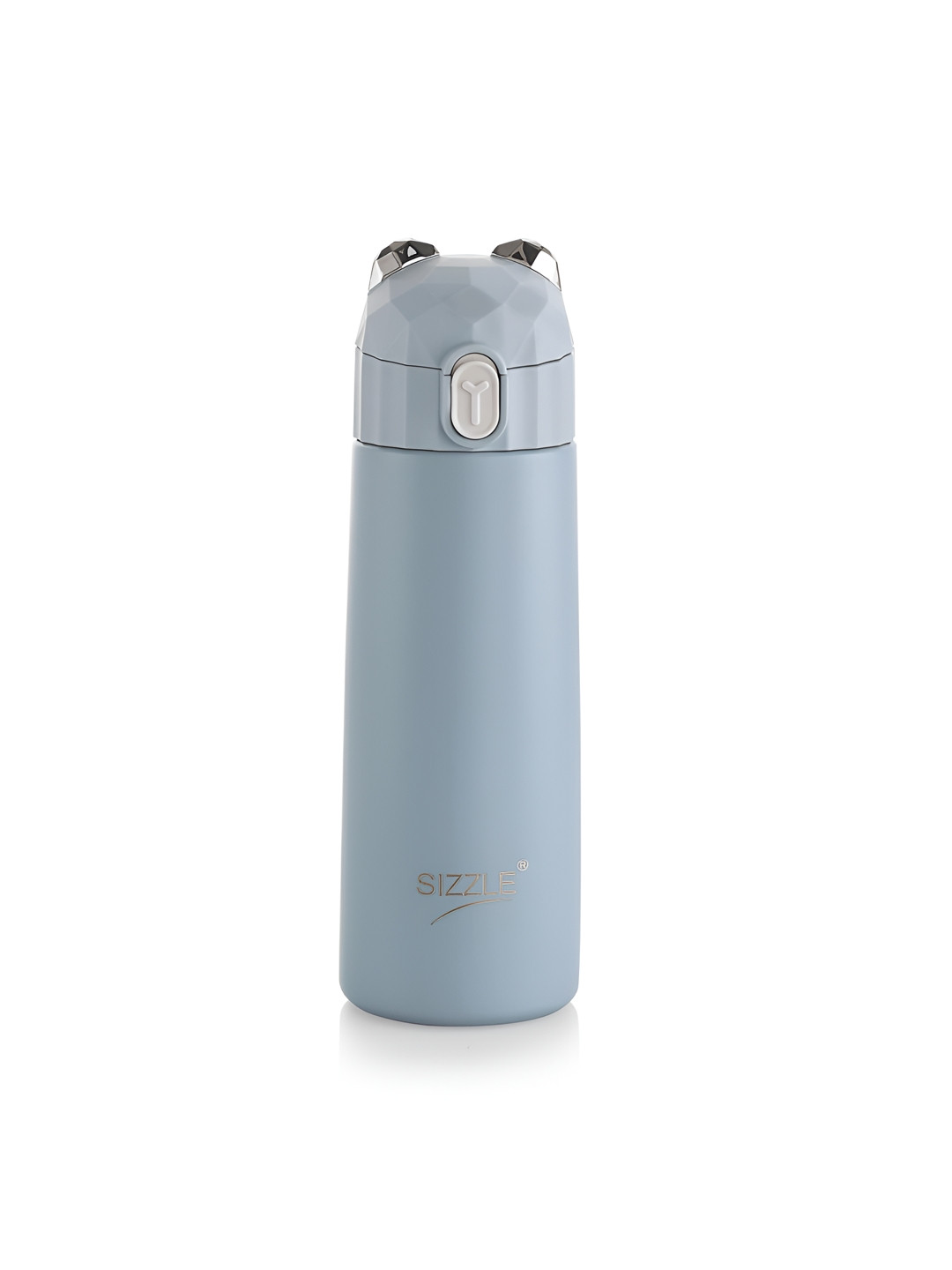 SIZZLE Blue Stainless Steel Double Wall Vacuum Flask Water Bottle 350 ml