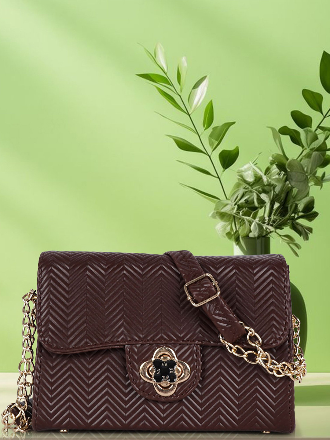 ROLEXO Non-Detachable Strap Sling Bag