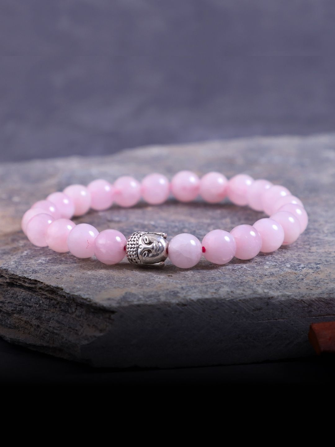 Astroyogi Unisex Rose Quartz Beaded Bracelet