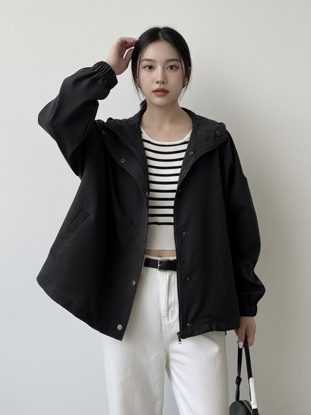 HERE&NOW Women Windcheater Padded Jacket