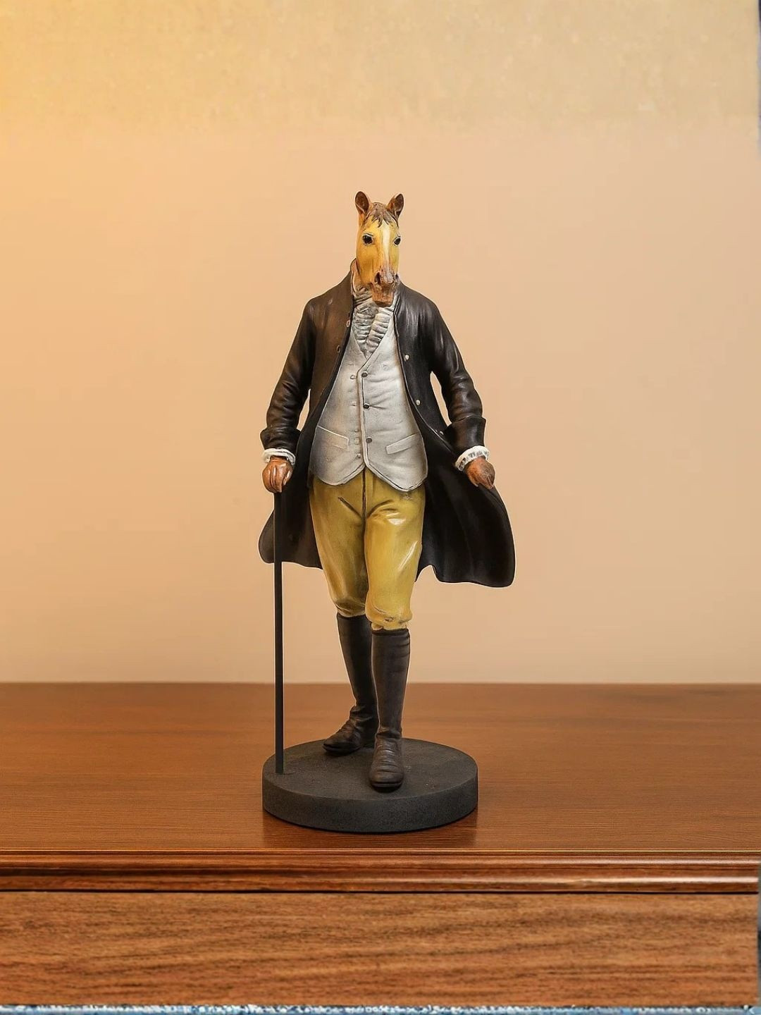 SMOKEY COCKTAIL Brown & Black Creature Fusion Art Showpiece