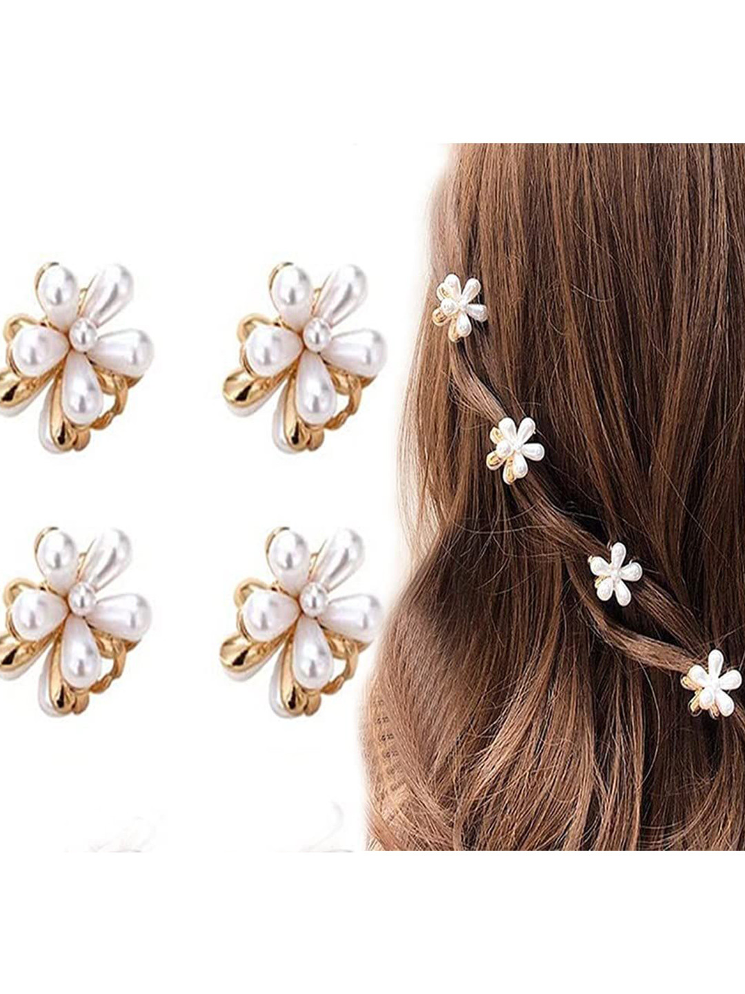 badodiya's Women Set of 4 Bobby Pins