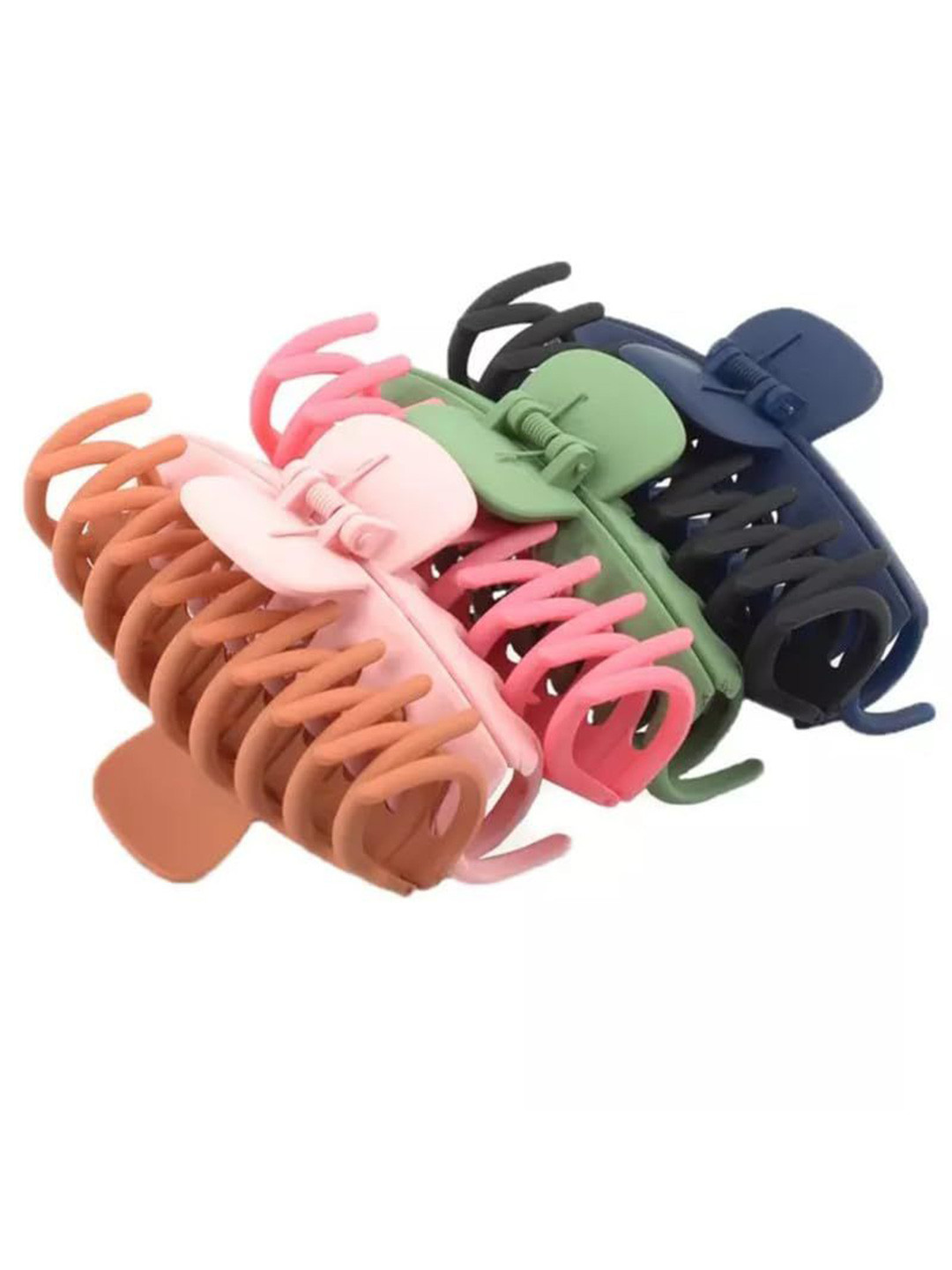 GOWRI TEX Women Set of 4 Matte Claw Clip
