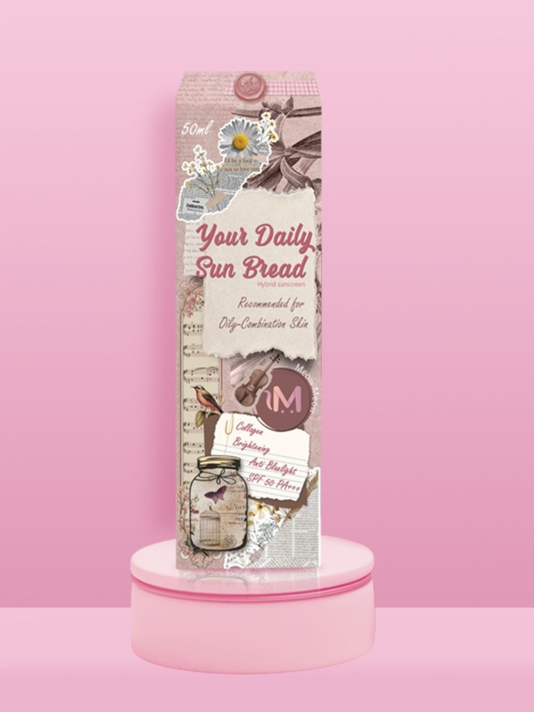 meow meow Your Daily Sun Bread SPF 50 - 50 ml