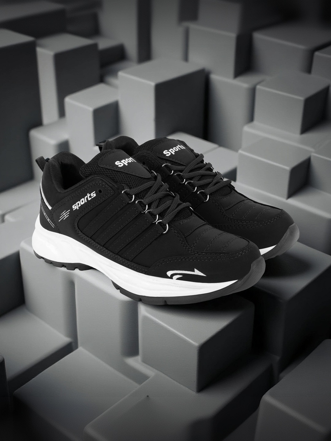 Vortek Men Running Non-Marking Shoes