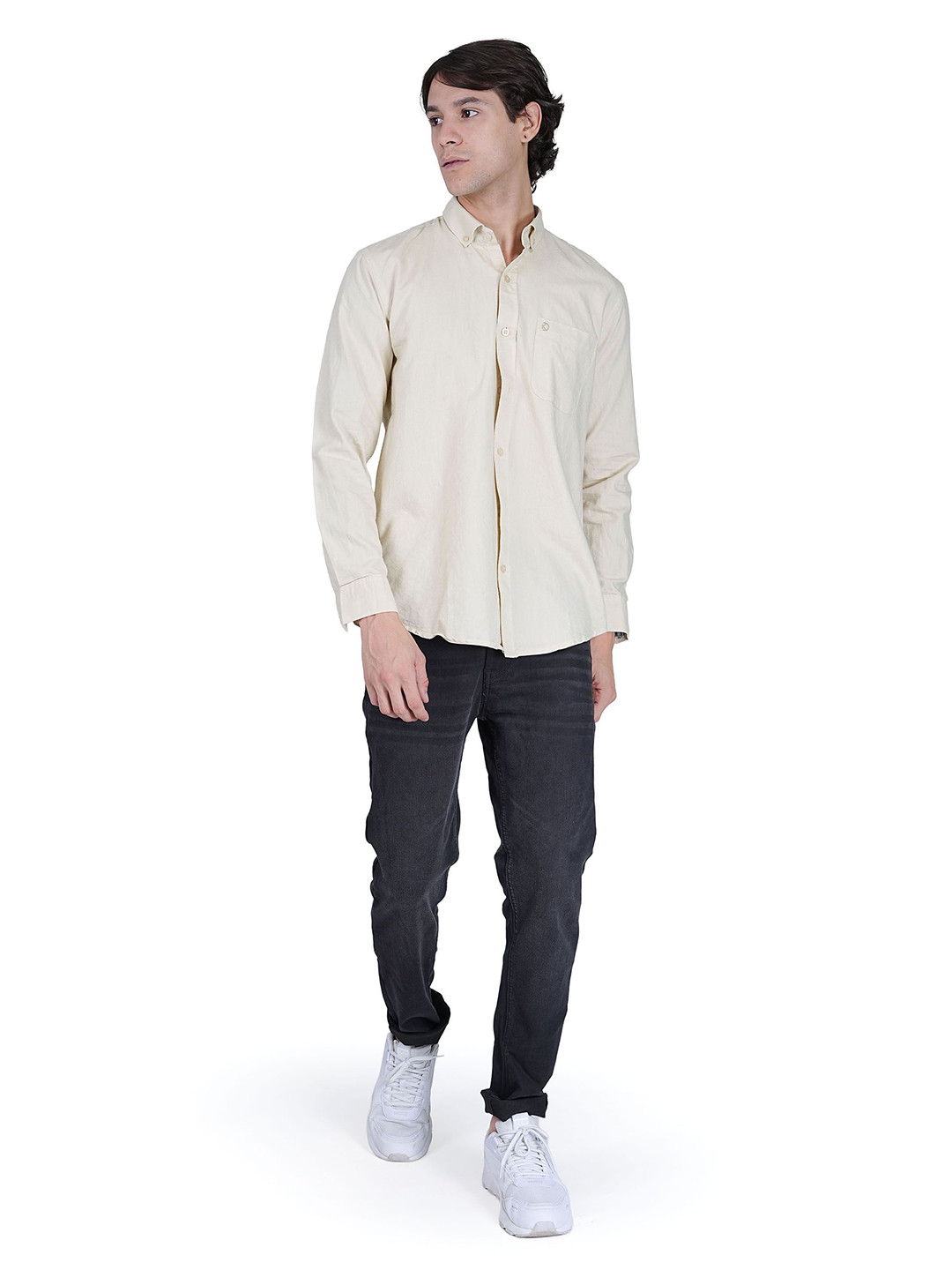 UZARSTYLE Men Smart Casual Shirt