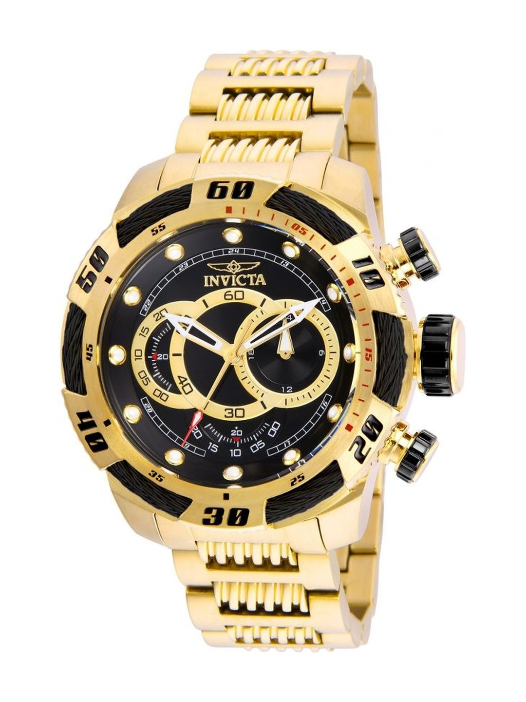 Invicta Men Dial & Stainless Steel Bracelet Style Straps Analogue Watch 25484