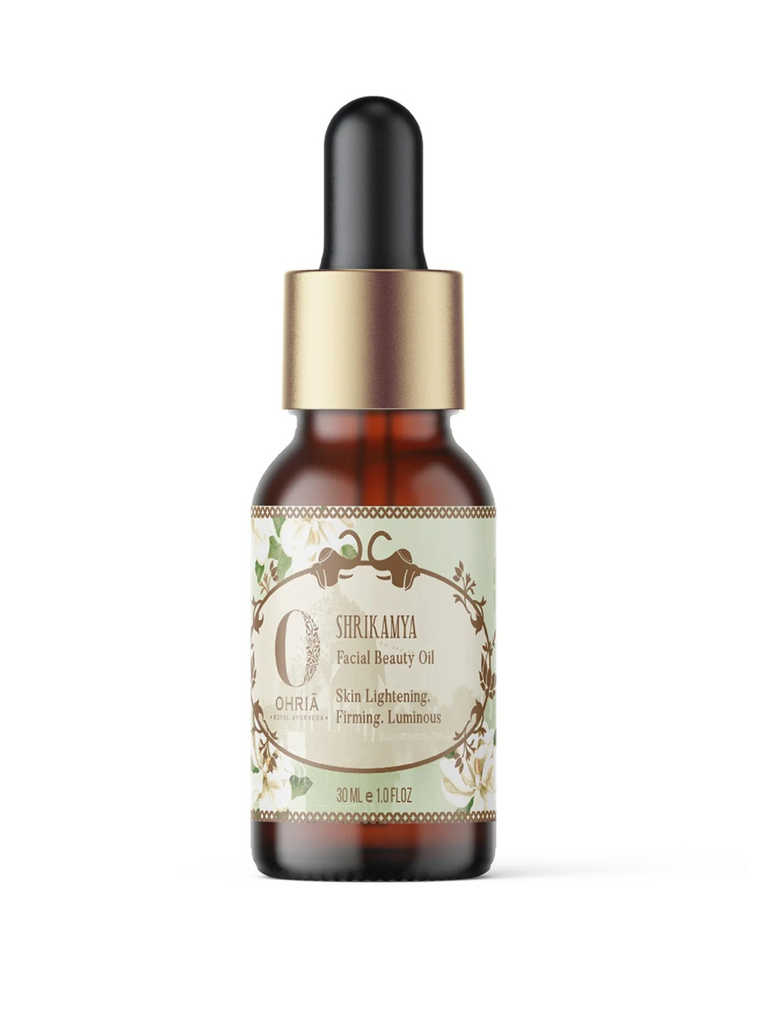 OHRIA AYURVEDA Shrikamya Facial Beauty Oil For Skin Lightening, Firming & Luminous - 30ml