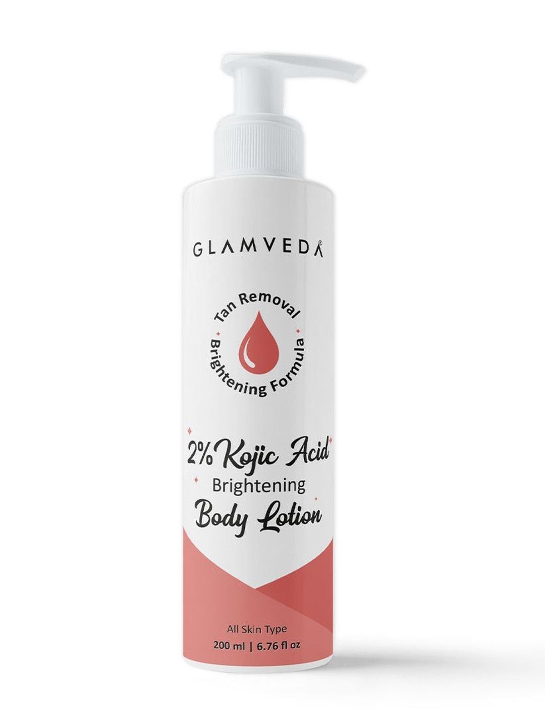 GLAMVEDA 2% Kojic Acid & Alpha Arbutin Brightening Body Lotion - 200 ml