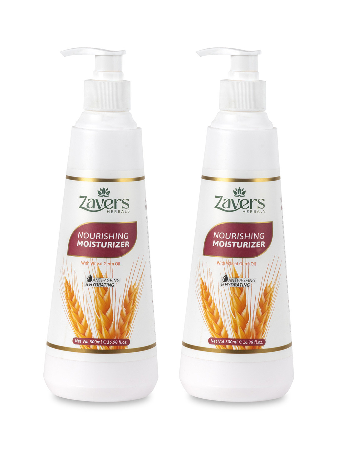 Zavers Set Of 2 Skin Moisturizer Lotion - 500 ml Each