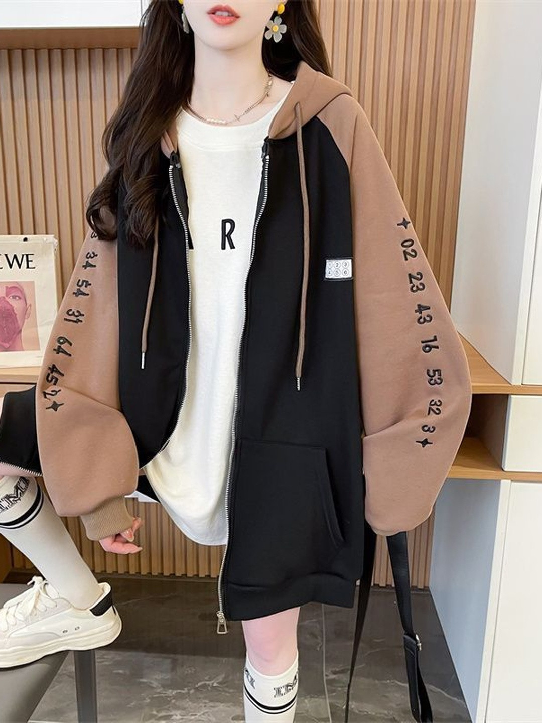 StyleCast x Revolte Women Colourblocked Tailored Jacket