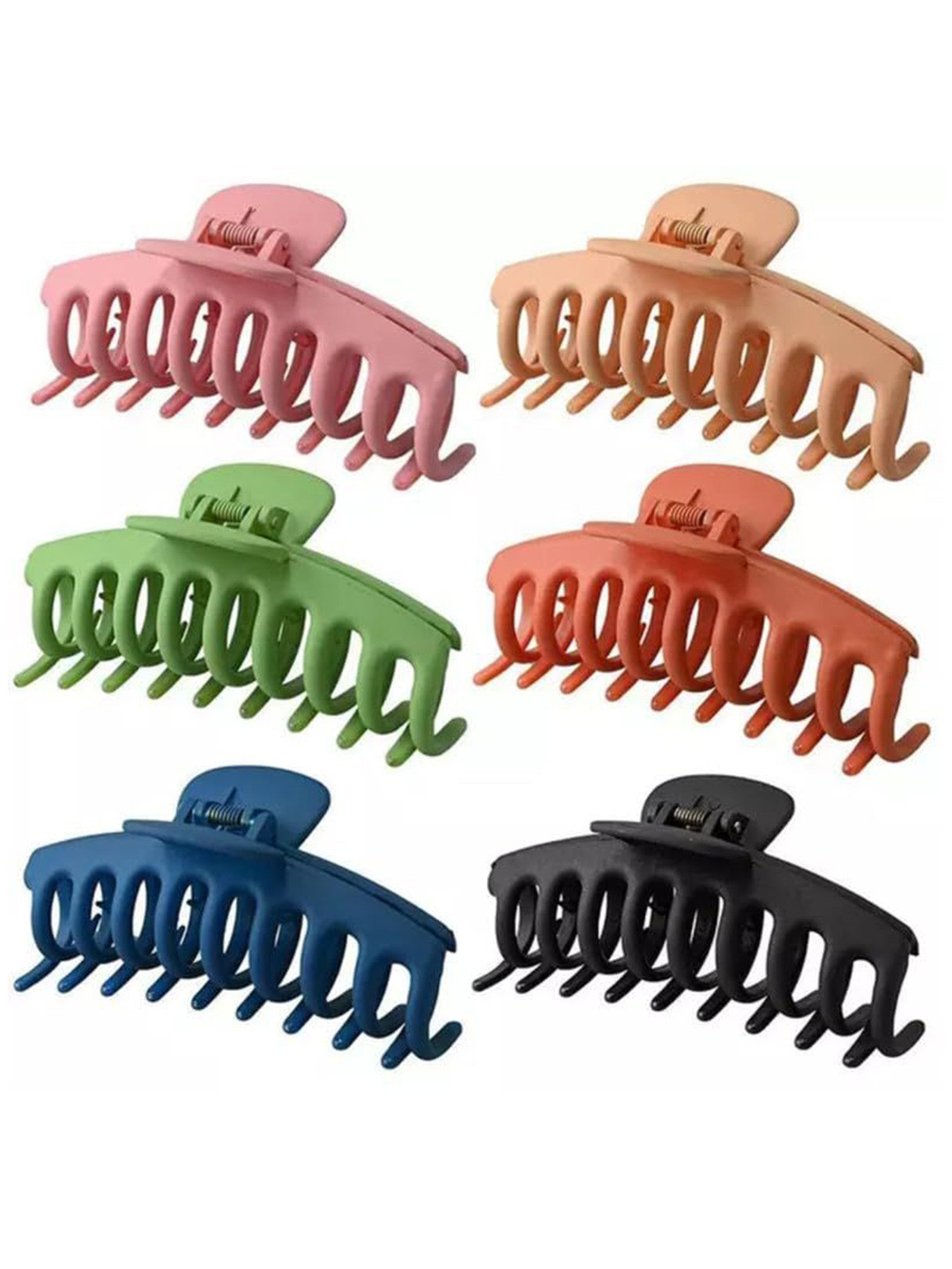 Watch junction Women Set of 6 Assorted Claw Clip