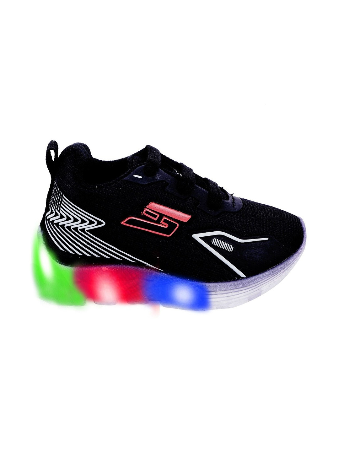 BUNNIES Kids 3D Fit Led Light Mesh Walking Non-Marking Shoes
