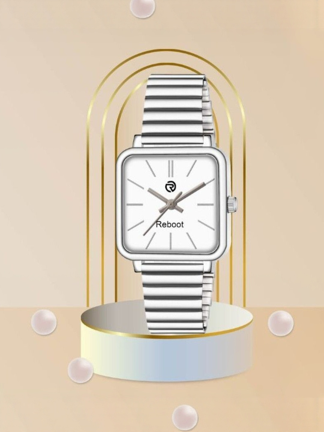 REBOOT Men Bracelet Style Straps Analogue Watch sh_New67_152 Chuan White