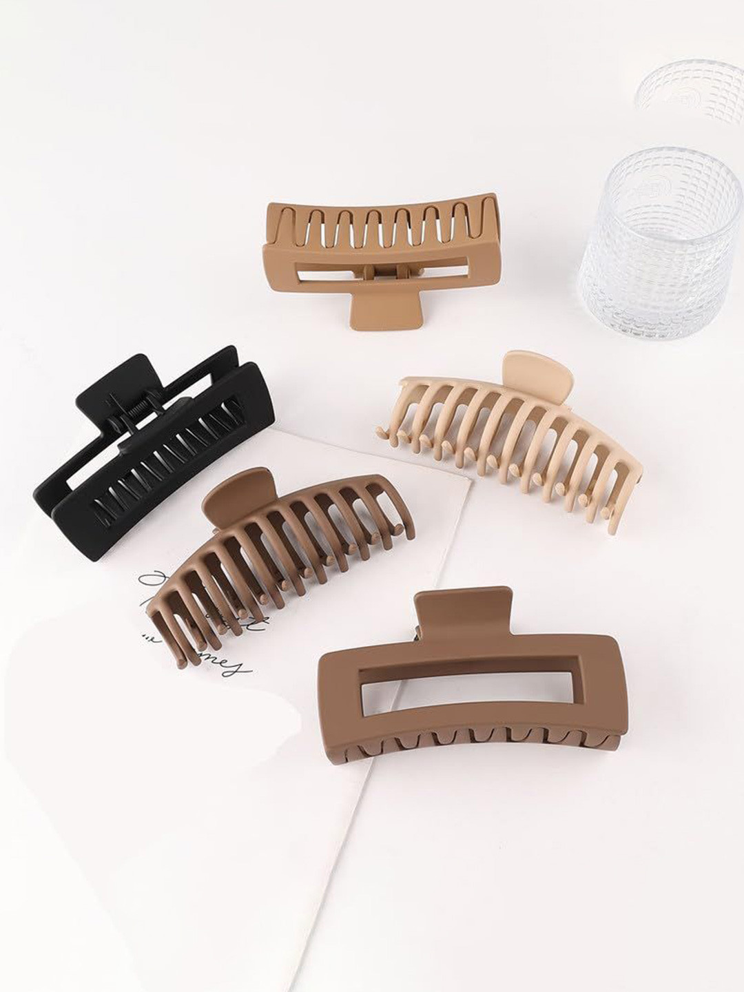 SHREEWATCHES Women Set of 5 Clutchers Claw Clip