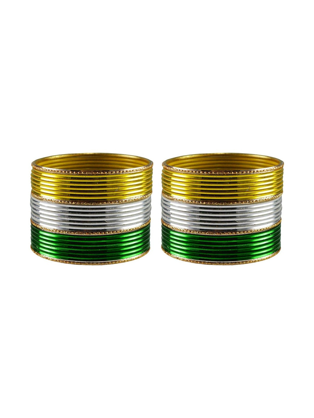 Vidhya Kangan Set Of 44 Tiranga Bangles