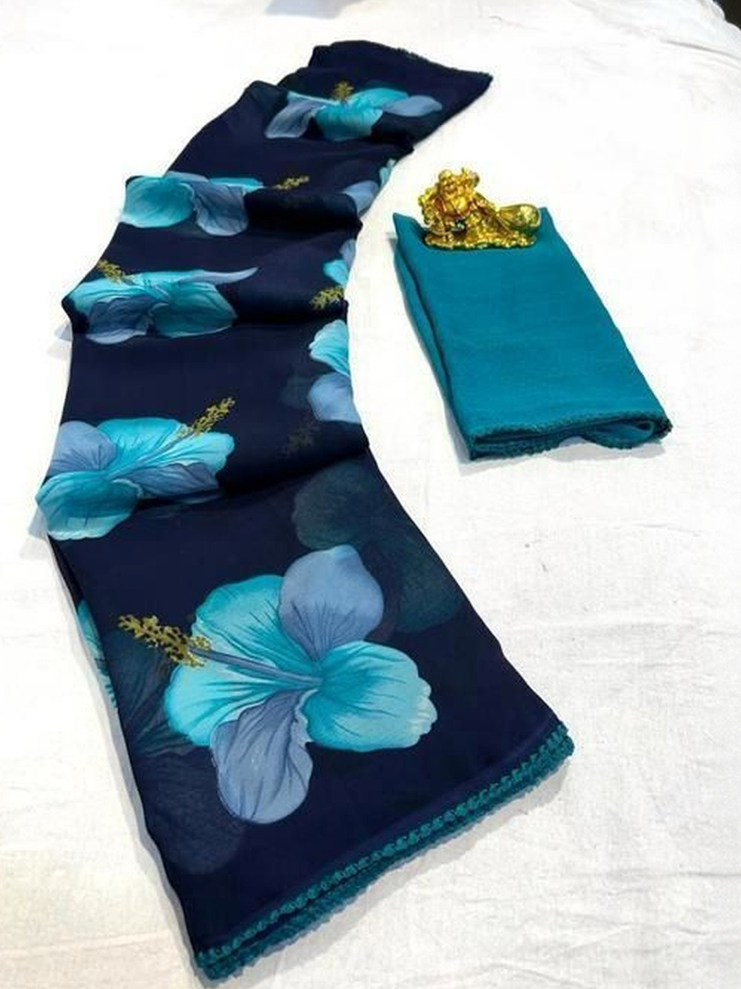 Hyper Adam Floral Saree