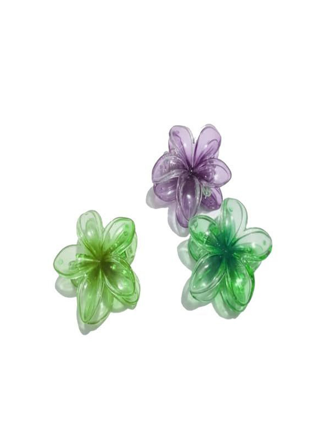 Axpro Women Set of 3 Fower Shape Claw Clip