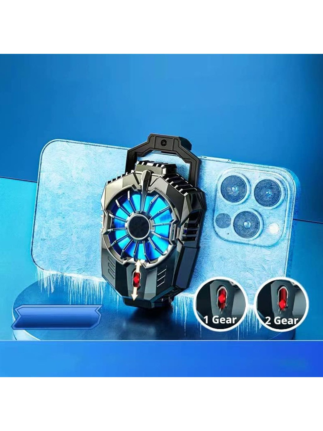 THE THRIFT STORE Unisex X20 Cooler Fan with Dual Gear Semiconductor Radiator Back Case