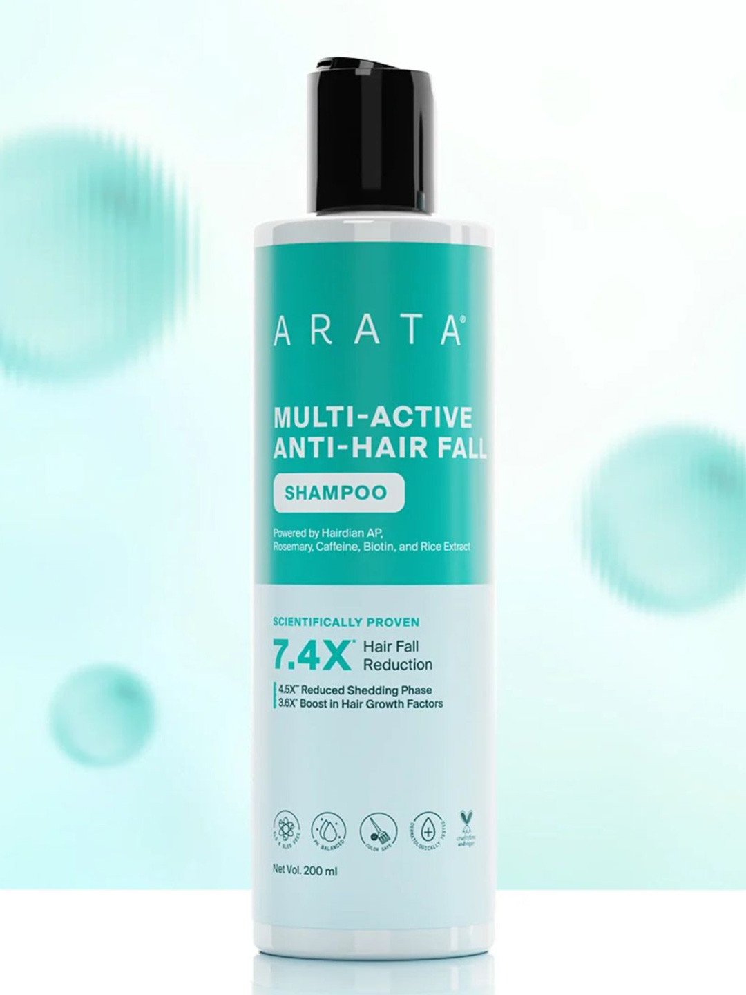 ARATA Multi Active Anti Hair Fall Shampoo With Caffeine - 200 ml
