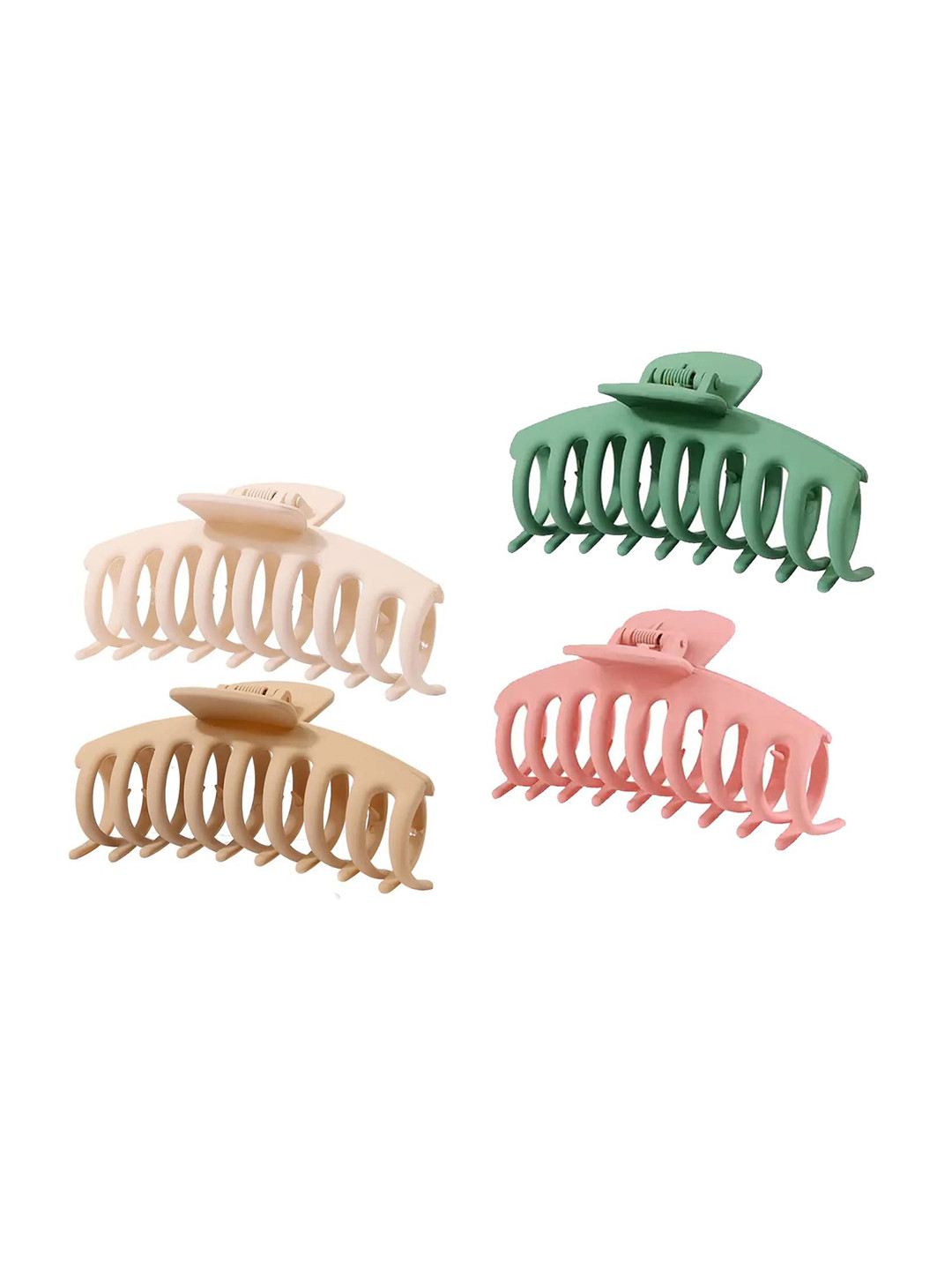 badodiya's Women Set of 4 Western Claw Clip