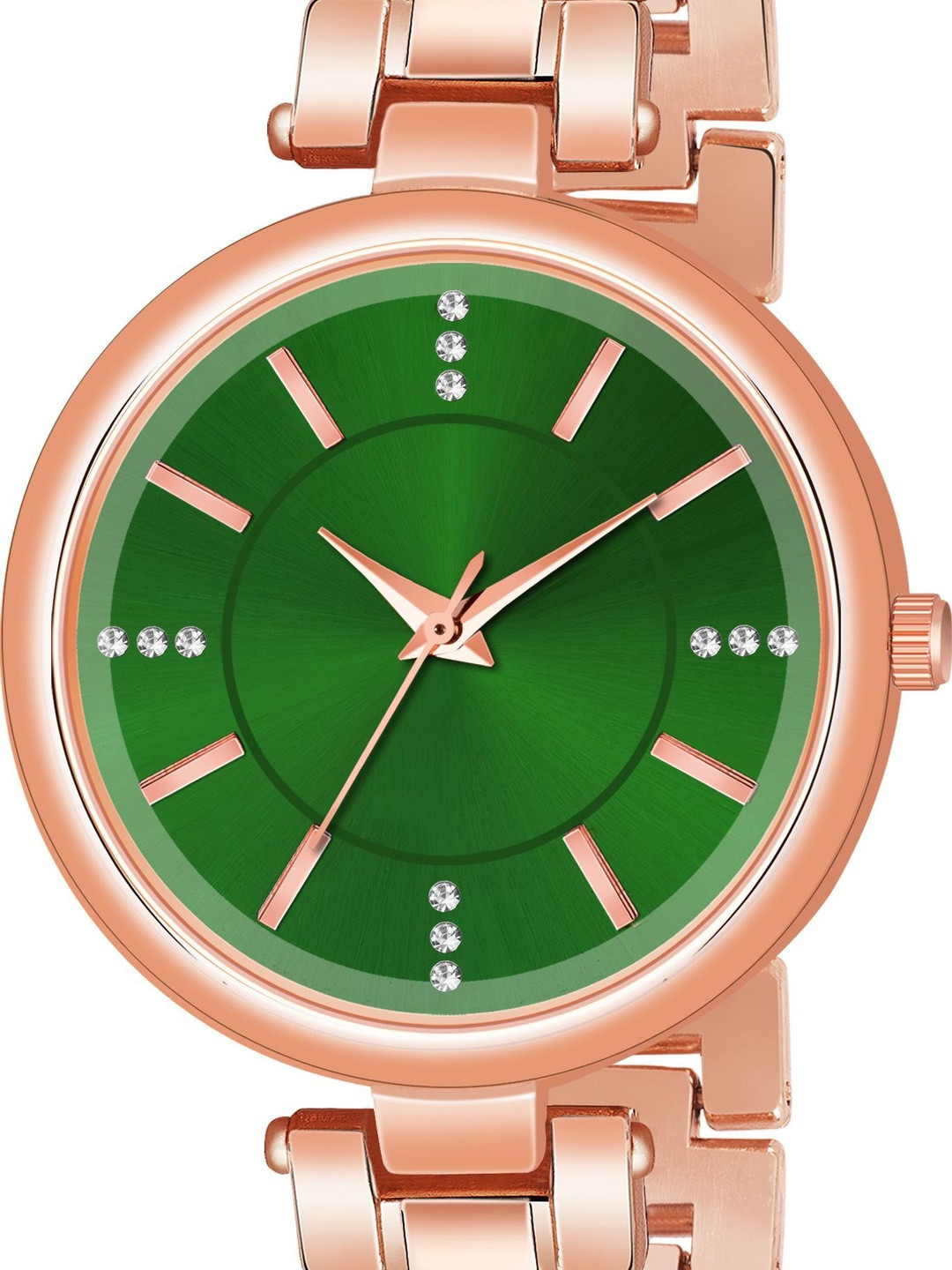 SZN Women Dial & Straps Analogue Watch Green Dial LaddySZN33300580