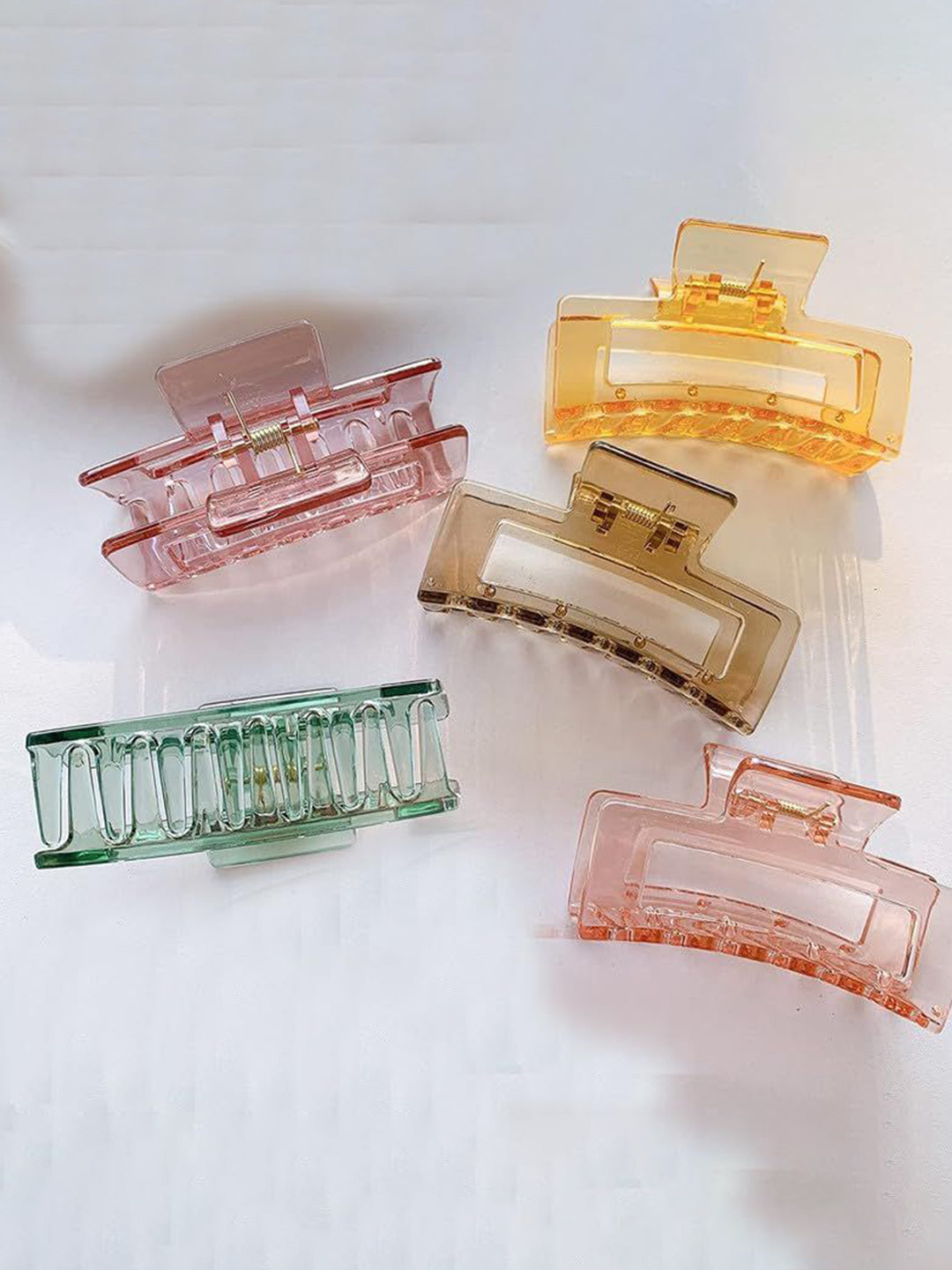 GLOSSY Women Set of 5 Claw Clip