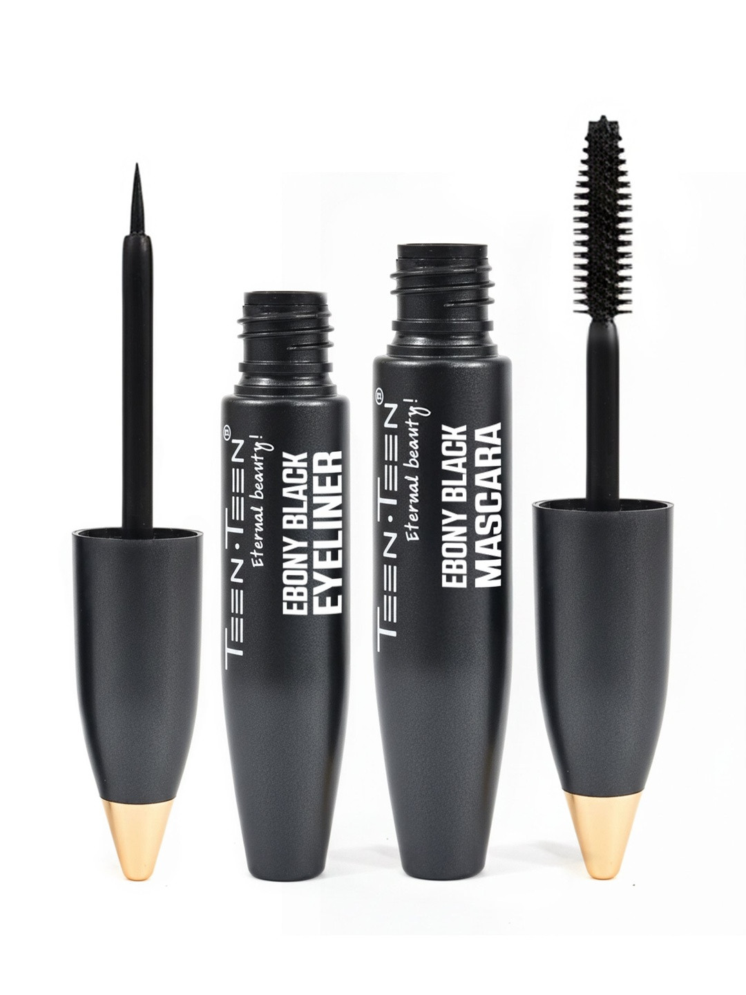 TEEN TEEN COSMETICS Set Of 2 Waterproof Eyeliner- 6 ml-501 & Mascara- 10 ml-502