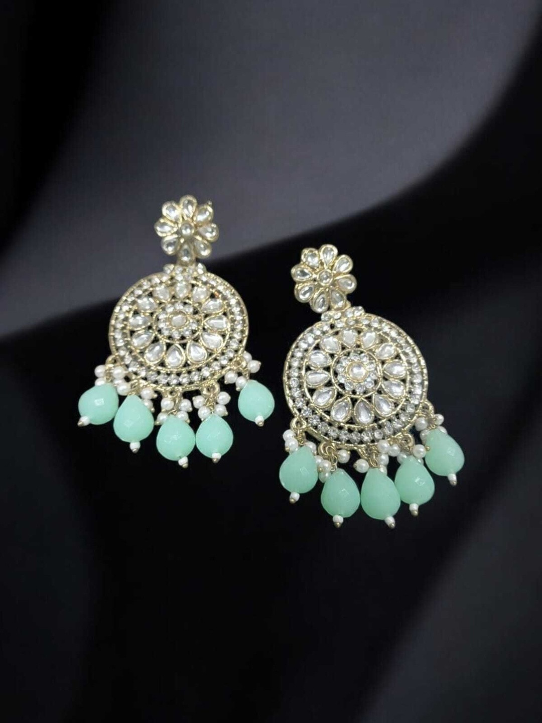 MYSTERIOUSMART Floral Drop Earrings