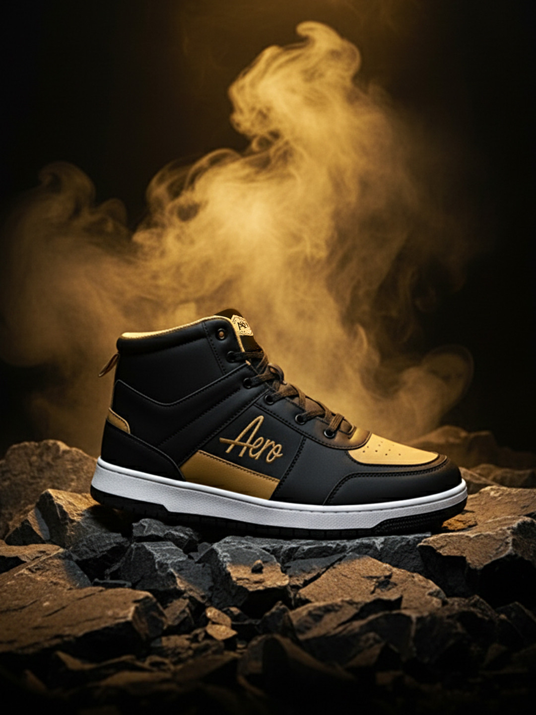 Aeropostale Men Colourblocked Mid-Top Everyday Sneakers