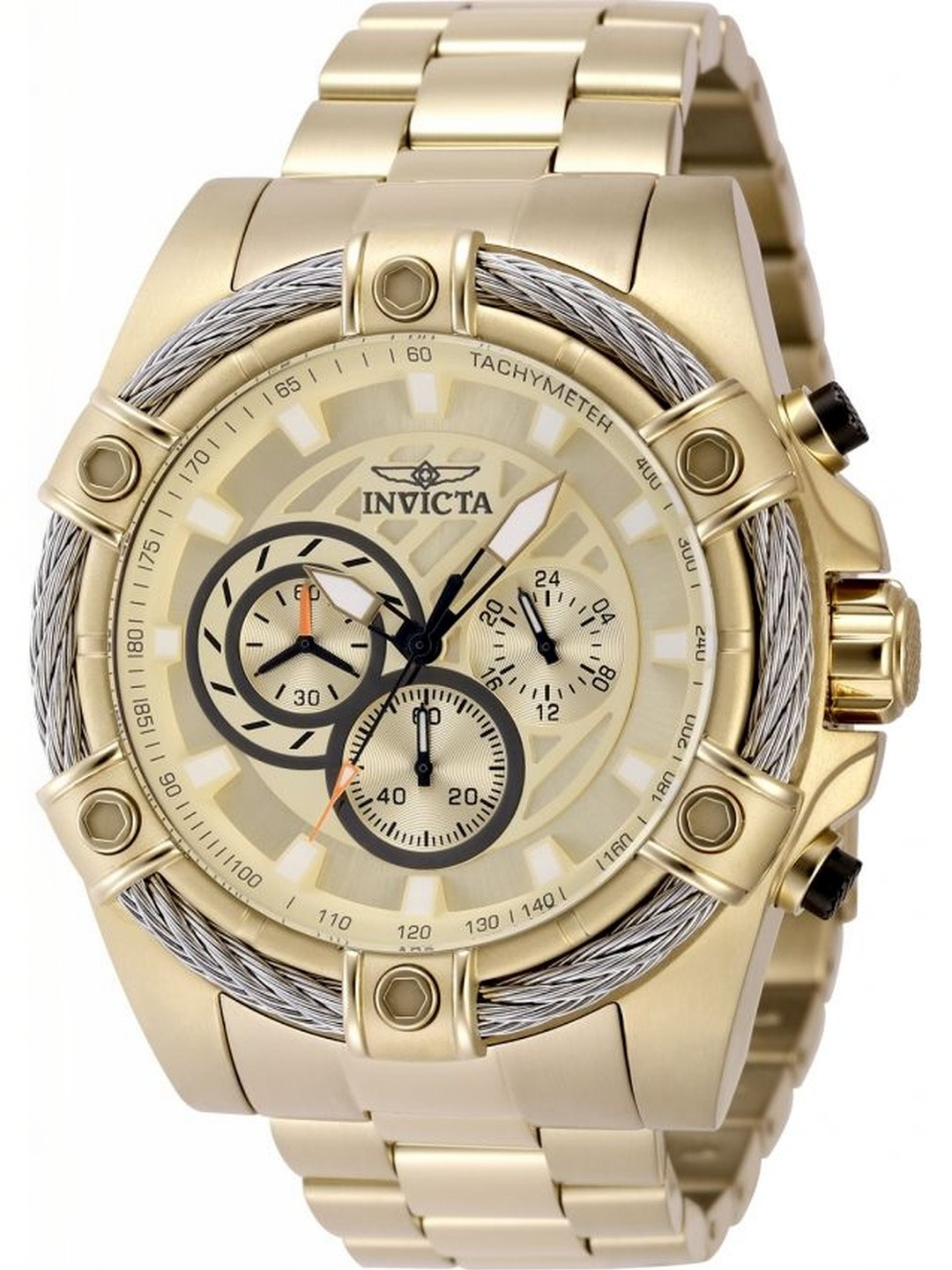 Invicta Men Dial & Stainless Steel Bracelet Style Straps Analogue Watch 48866