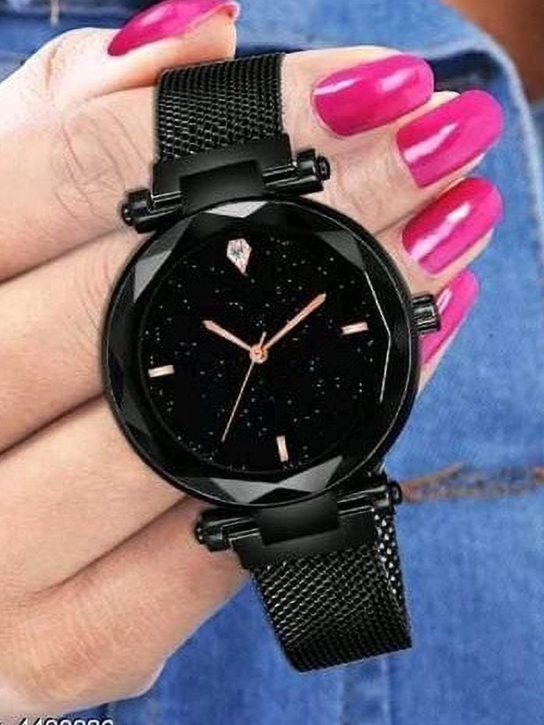 SZN Men Set Of 2 Dial & Straps Analogue Watch MEGNET-BLK&PURPLE_545