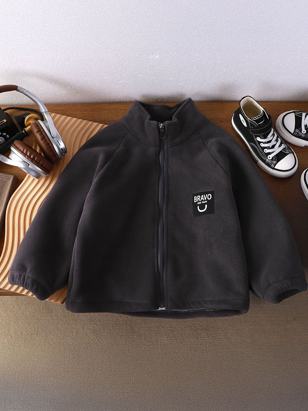 Xsole Boys Brand Logo Woven Jacket