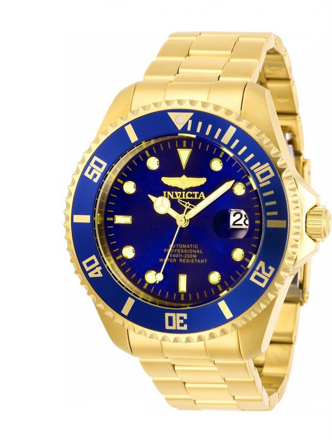 Invicta Men Dial & Stainless Steel Bracelet Style Straps Analogue Automatic Watch 28949