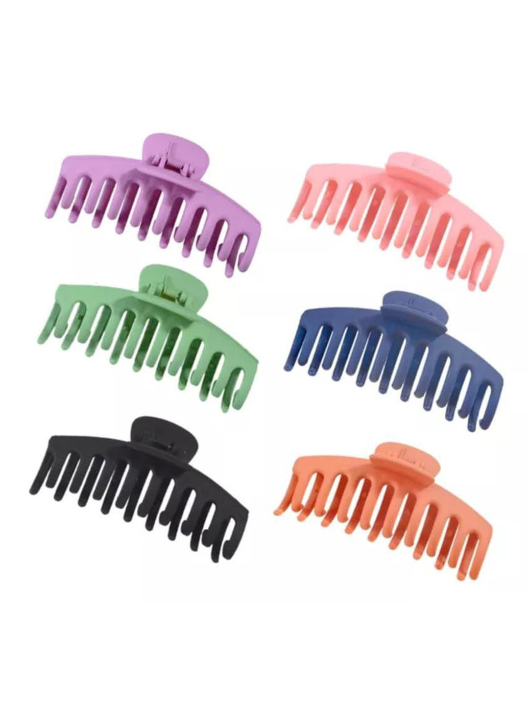 Watch junction Women Set of 6 Comb Shape Claw Clips