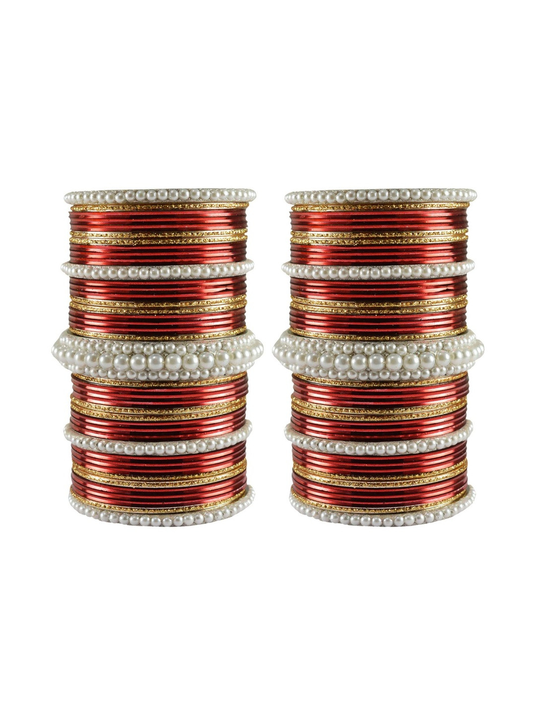 Vidhya Kangan Set Of 82 Moti Stud Bangle