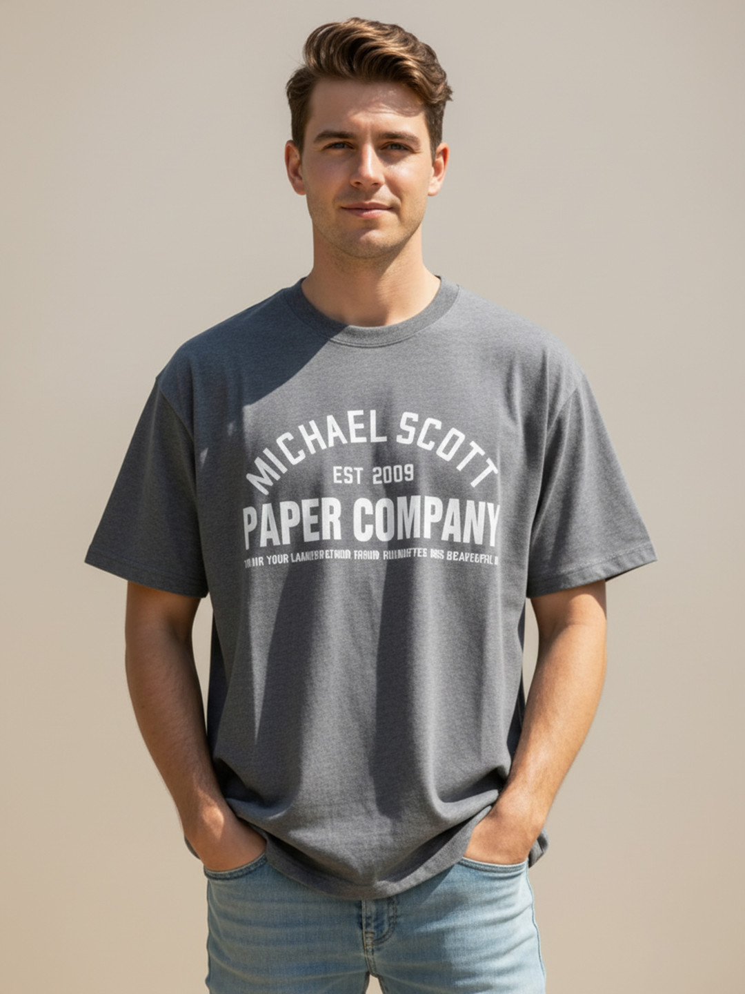 DressBerry Typograghy Printed Round Neck T-Shirt