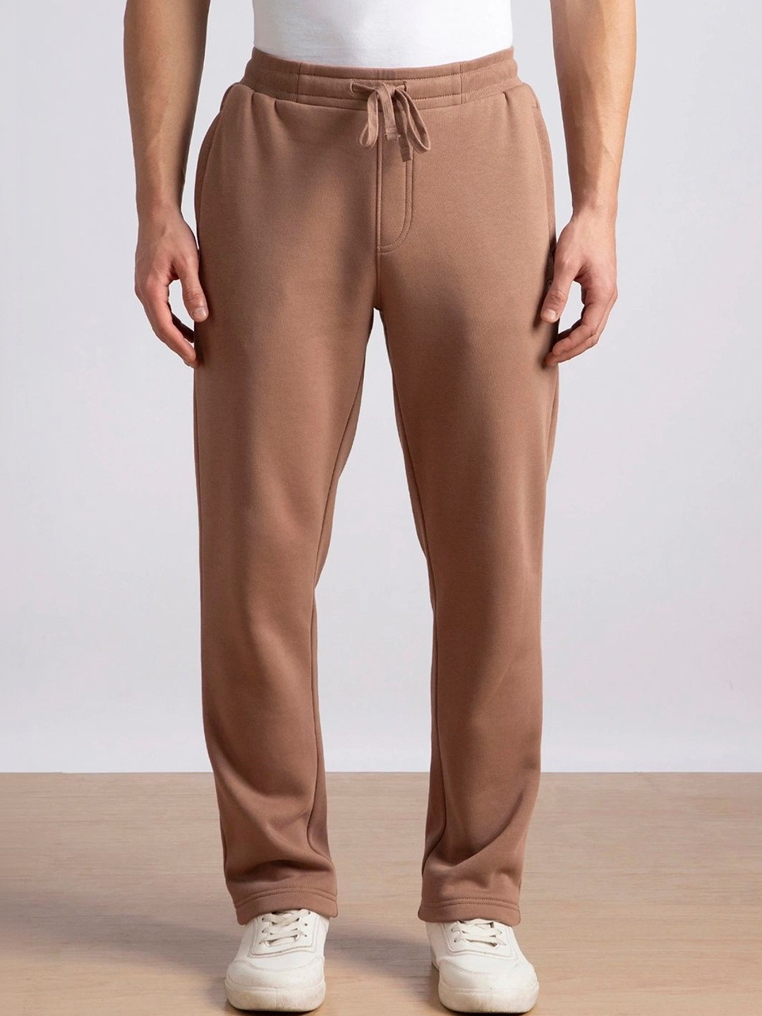 Jockey Super Combed Cotton Rich Fleece Solid Trackpants with StayWarm Technology -UM78