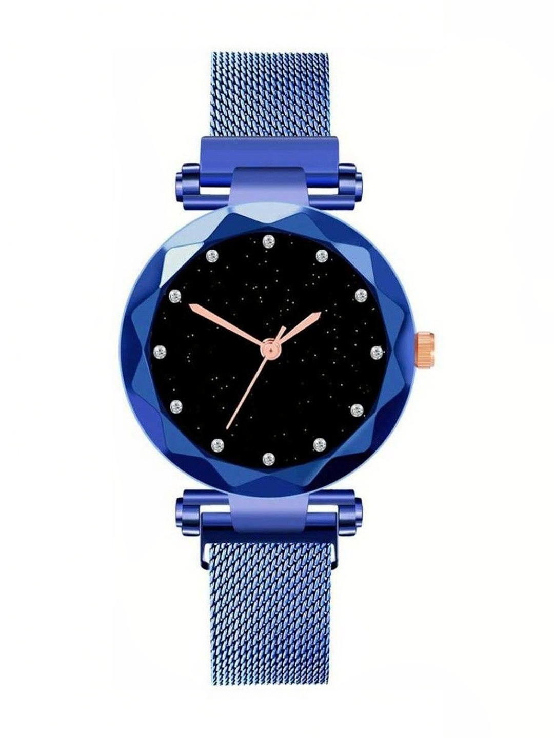 SZN Women Stainless Steel  Dial & Straps Analogue Watch DIA-MEG-BLUE_220
