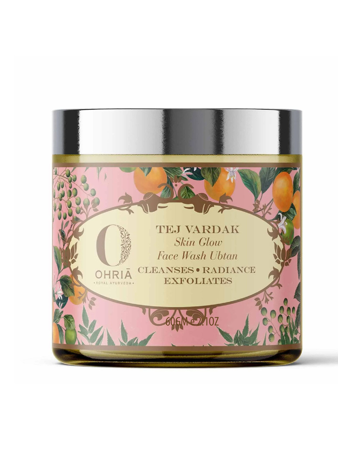 OHRIA AYURVEDA Tej Vardak Skin Glow Face Wash Ubtan Powder - 60g