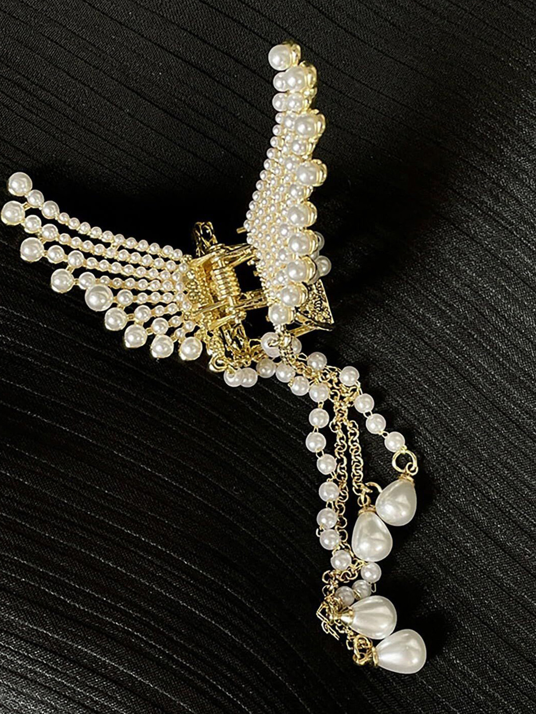 SH FSN Women Set of 2 Embellished Big Clutcher Hair butterfly Shape Hair Claw Clip