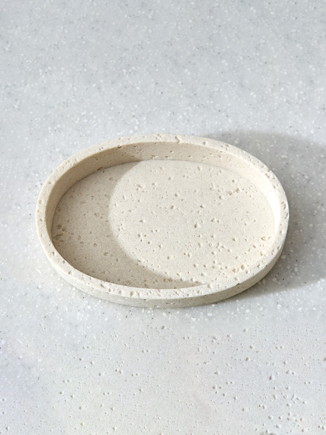 Home Centre Senegal Venice Beige Polyresin Soap Dish