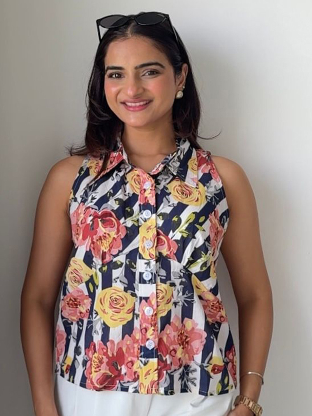 SHAAYRA Women Edgy Floral Printed Casual Shirt