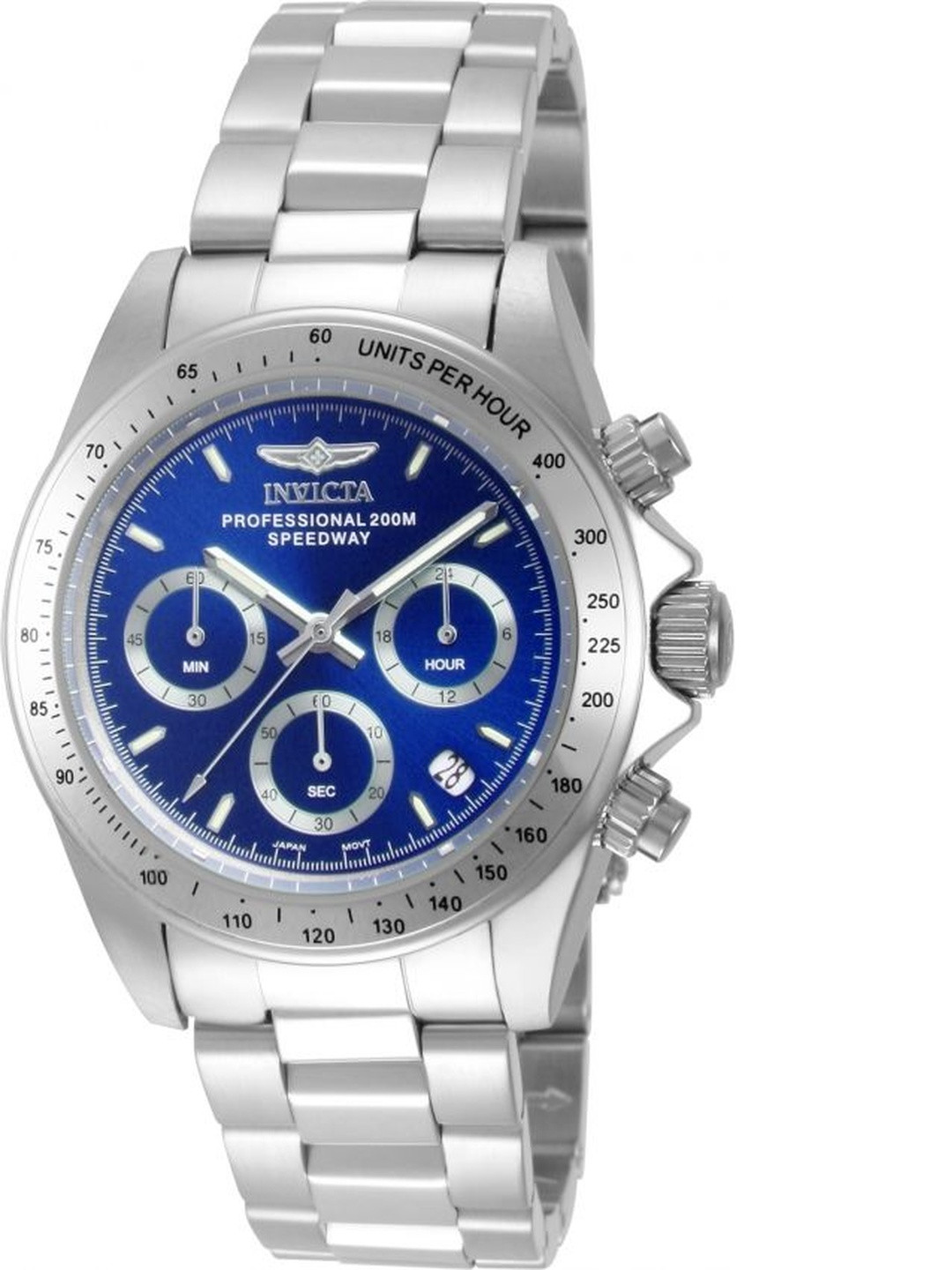 Invicta Men Dial & Stainless Steel Bracelet Style Straps Analogue Watch 14382