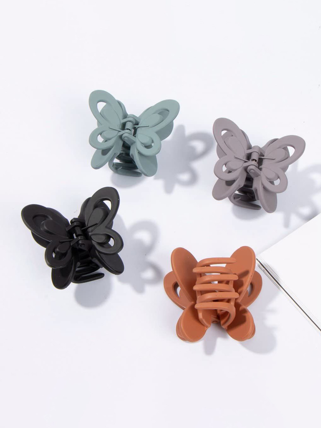 DailyObjects Women Set of 4 Mini Butterfly Hair Claw Clip