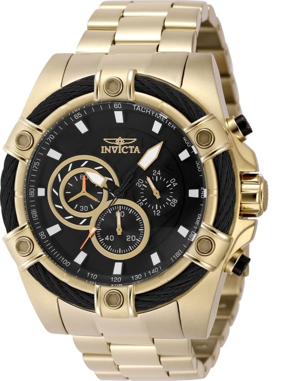 Invicta Men Dial & Stainless Steel Bracelet Style Straps Analogue Watch 48867