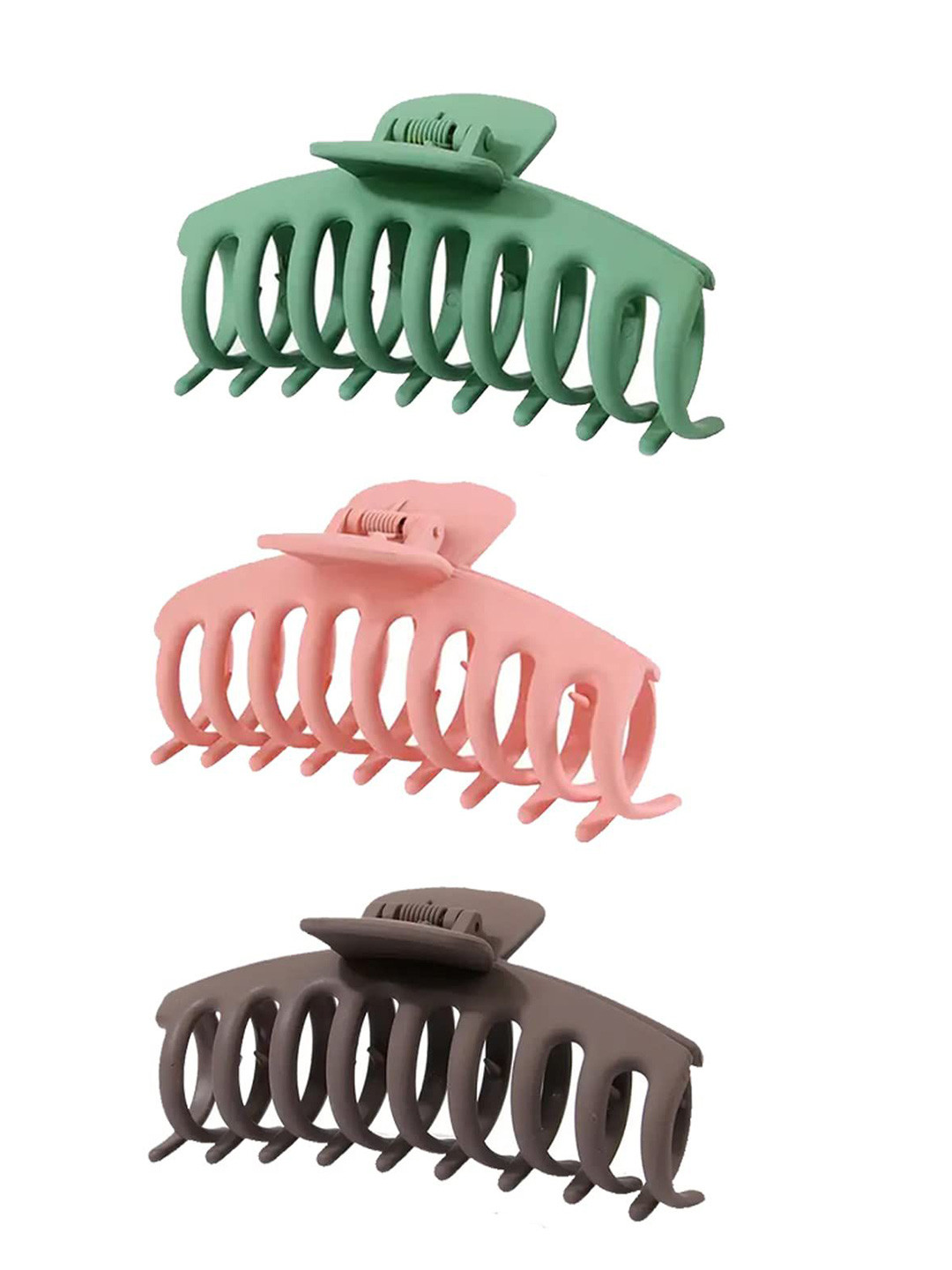 GOWRI TEX Women Set of 4 Big Hair Claw Clip